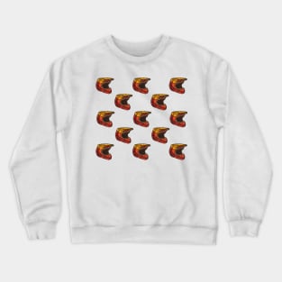 Dirt bike helmet pattern Crewneck Sweatshirt